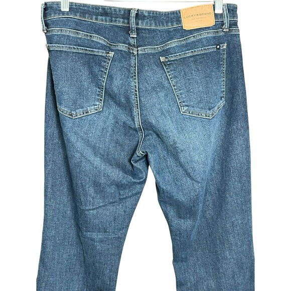 Lucky Brand Jeans Womens 14/32 Sweet‎ Straight Mid Rise Stretch Medium Petite - Picture 6 of 9